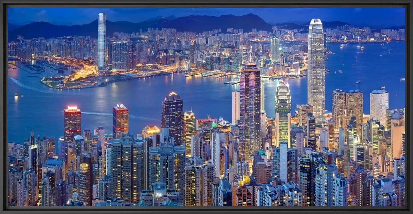 Skyline de Hong Kong depuis le Peak